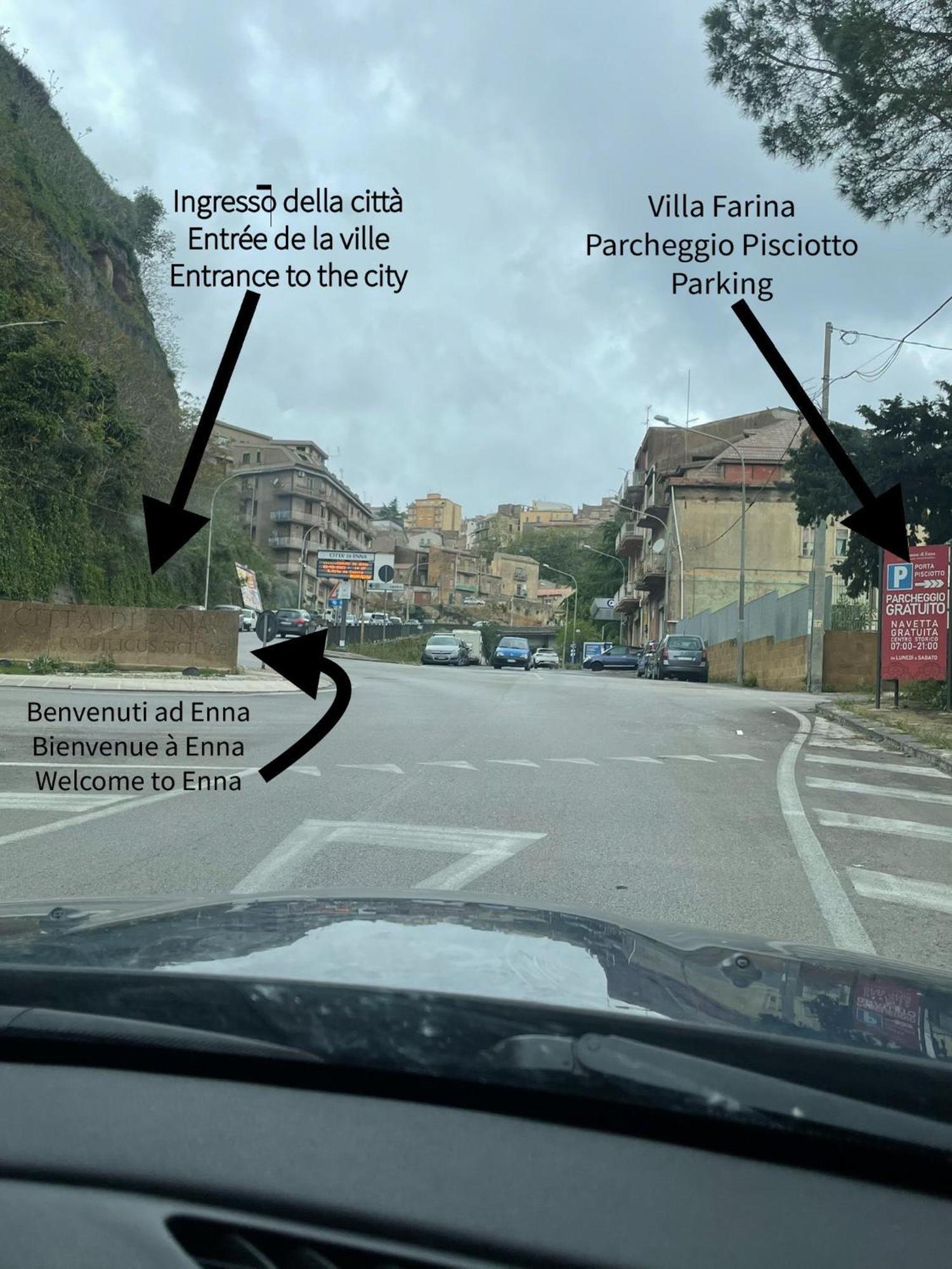 La Casa Sulla Piazza Leilighet Enna Eksteriør bilde